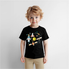 Charger l'image dans la galerie, Kinder Premium T-Shirt - Raumfahrt und Weltall - Schwarz