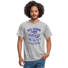 Załaduj obraz do przeglądarki galerii, Männer T-Shirt - OLD SCHOOL GAME RETRO - Grau meliert