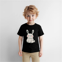 Lataa kuva Galleria-katseluun, Kinder Premium T-Shirt - Hase - Schwarz