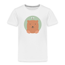 Load image into Gallery viewer, Kinder Premium T-Shirt - Bär und Biene - Weiß