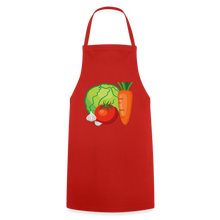 Carica l'immagine nel visualizzatore di Gallery, Kochschürze mit Gemüse - Rot