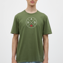 Afbeelding in Gallery-weergave laden, Männer T-Shirt - Dad mit Herz - Militärgrün