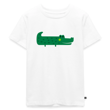 Indlæs billede til gallerivisning Kinder Premium T-Shirt - Krokodil - Weiß