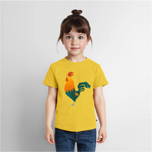 Lataa kuva Galleria-katseluun, Kinder Premium T-Shirt - Hahn - Sonnengelb