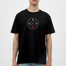 Afbeelding in Gallery-weergave laden, Männer T-Shirt - Dad mit Herz - Schwarz