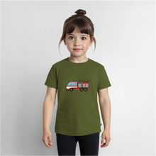 Lataa kuva Galleria-katseluun, Kinder Premium T-Shirt - Feuerwehr - Khaki