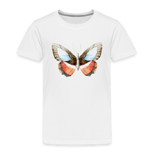 Load image into Gallery viewer, Kinder Premium T-Shirt mit Schmetterling - Weiß