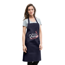 Indlæs billede til gallerivisning Kochschürze für Damen - Kitchen Queen - Navy