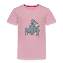 Load image into Gallery viewer, Kinder Premium T-Shirt mit Gorilla - Hellrosa
