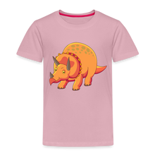 Load image into Gallery viewer, Kinder Premium T-Shirt - Dino Triceratops - Hellrosa