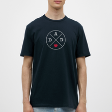 Afbeelding in Gallery-weergave laden, Männer T-Shirt - Dad mit Herz - Navy