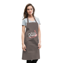 Indlæs billede til gallerivisning Kochschürze für Damen - Kitchen Queen - Grau