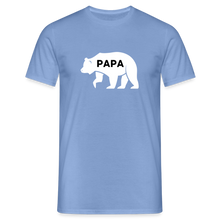 Charger l'image dans la galerie, Männer T-Shirt - Papa Bär - carolina blue
