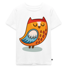 Afbeelding in Gallery-weergave laden, Kinder Premium T-Shirt - Eule - Weiß