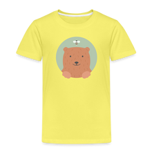 Load image into Gallery viewer, Kinder Premium T-Shirt - Bär und Biene - Gelb