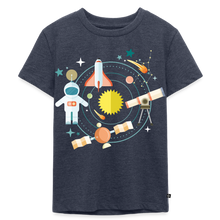 Charger l'image dans la galerie, Kinder Premium T-Shirt - Raumfahrt und Weltall - Jeansblau