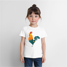 Lataa kuva Galleria-katseluun, Kinder Premium T-Shirt - Hahn - Weiß