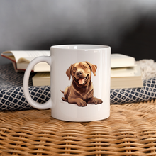 Carregar imagem no visualizador da galeria, Tasse - Labrador Retriever mit braunem Fell - weiß