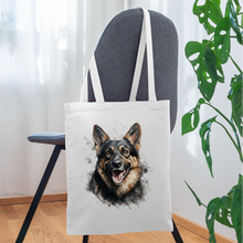 Lataa kuva Galleria-katseluun, Jutebeutel Schäferhund - weiß