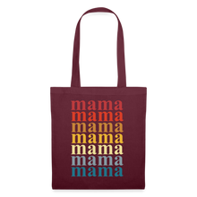 Lataa kuva Galleria-katseluun, Jutebeutel - mama - Burgunderrot