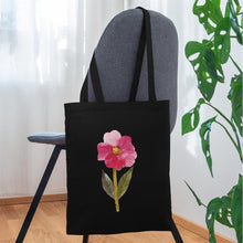 Indlæs billede til gallerivisning Jutebeutel Mohn - Schwarz