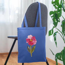 Indlæs billede til gallerivisning Jutebeutel Mohn - Hellblau