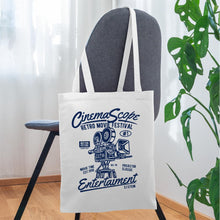 Indlæs billede til gallerivisning Jutebeutel Vintage - CinemaScope Festival - Weiß