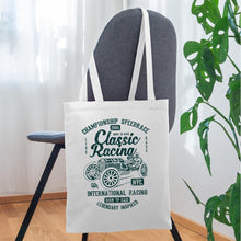 Lataa kuva Galleria-katseluun, Jutebeutel Vintage Classic Racing 1984 - Weiß