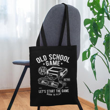 Lataa kuva Galleria-katseluun, Jutebeutel Vintage Gaming - Schwarz