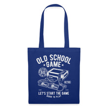 Lataa kuva Galleria-katseluun, Jutebeutel Vintage Gaming - Royalblau
