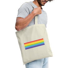 Indlæs billede til gallerivisning Jutebeutel mit Regenbogen - Natur
