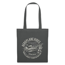 Indlæs billede til gallerivisning Stoffbeutel Aeroplane Rides Flying Circus - Graphite