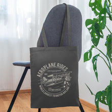 Indlæs billede til gallerivisning Stoffbeutel Aeroplane Rides Flying Circus - Graphite