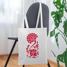 Carica l'immagine nel visualizzatore di Gallery, Stoffbeutel - Blume aus Japan - Weiß