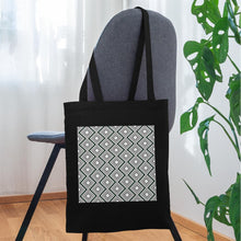 Indlæs billede til gallerivisning Stoffbeutel - Design SQUARE - Schwarz