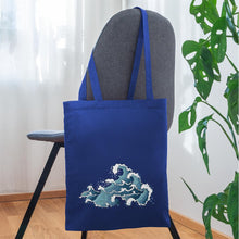 Załaduj obraz do przeglądarki galerii, Stoffbeutel - Design TIDE - Royalblau