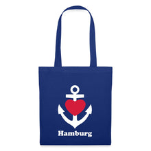 Indlæs billede til gallerivisning Stoffbeutel: Hamburg - Royalblau