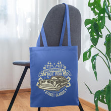 Lataa kuva Galleria-katseluun, Stoffbeutel Rockabilly Hot Rod - Hellblau