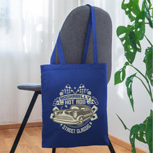 Lataa kuva Galleria-katseluun, Stoffbeutel Rockabilly Hot Rod - Royalblau
