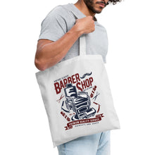 Load image into Gallery viewer, Stoffbeutel Vintage Classic Barber Shop - Weiß