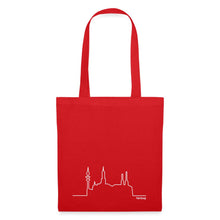Carica l'immagine nel visualizzatore di Gallery, Tragetasche: Hamburg und Skyline - Rot