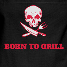 Indlæs billede til gallerivisning Grillforklæde - Born to Grill