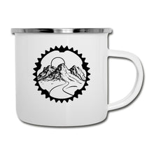 Lataa kuva Galleria-katseluun, Emaille-Tasse - Mountbiking - Weiß