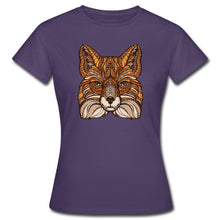 Załaduj obraz do przeglądarki galerii, Frauen T-Shirt - Fuchs - Dunkellila