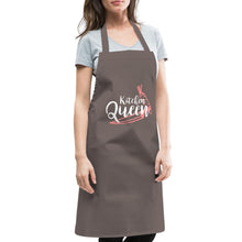 Carica l'immagine nel visualizzatore di Gallery, Kochschürze für Damen - Kitchen Queen - Grau
