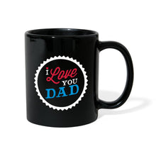 Indlæs billede til gallerivisning Papa Tasse - Vatertag - I love you dad - Schwarz
