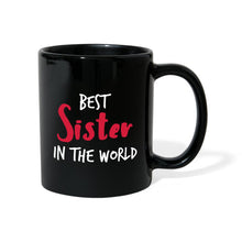 Charger l'image dans la galerie, Freundinnen Tasse - Best Sister in the World - Schwarz