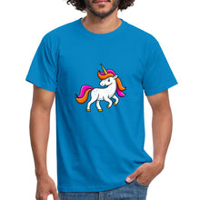 Carica l'immagine nel visualizzatore di Gallery, Männer T-Shirt - Unicorn - Royalblau