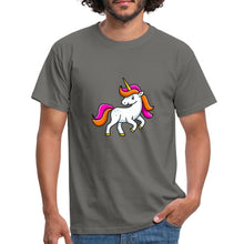 Carica l'immagine nel visualizzatore di Gallery, Männer T-Shirt - Unicorn - Graphit