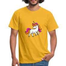 Carica l'immagine nel visualizzatore di Gallery, Männer T-Shirt - Unicorn - Gelb
